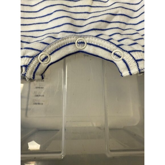 Carter's Girls Striped Snap-up Romper Newborn - Picture 4 of 7
